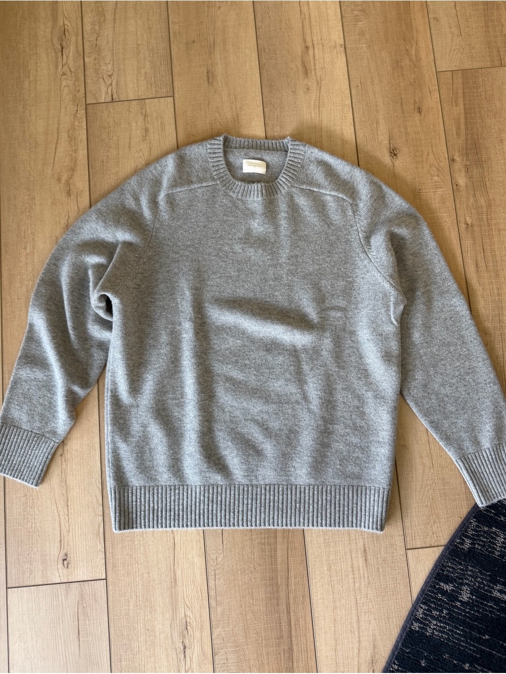 Aime Leon Dore Merino Wool Cashmere blend Crewneck sweater color Gray size XL